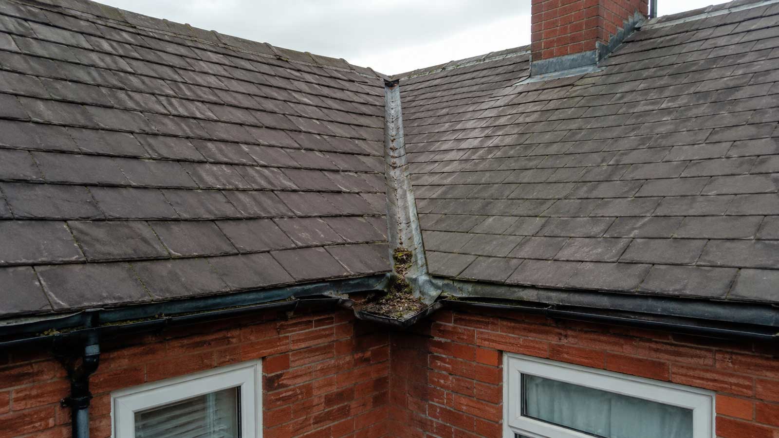 Roofing illustration for roof verge repairs in wigan